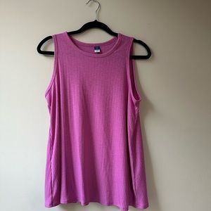 Old Navy soft pink luxe tank top, size medium